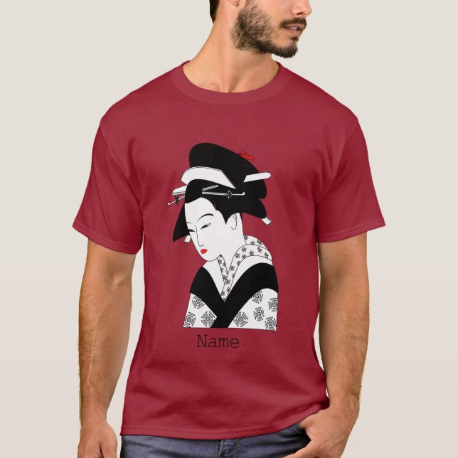 Kinesisk nyårsröd T-shirt (Framsida)