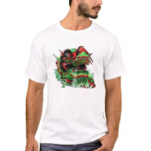 Kinesisk nyårsryttare i lycklig