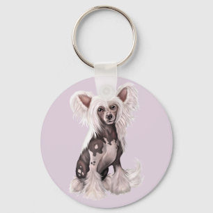 Kinesisk obestritt, hairless Sit Nyckelring