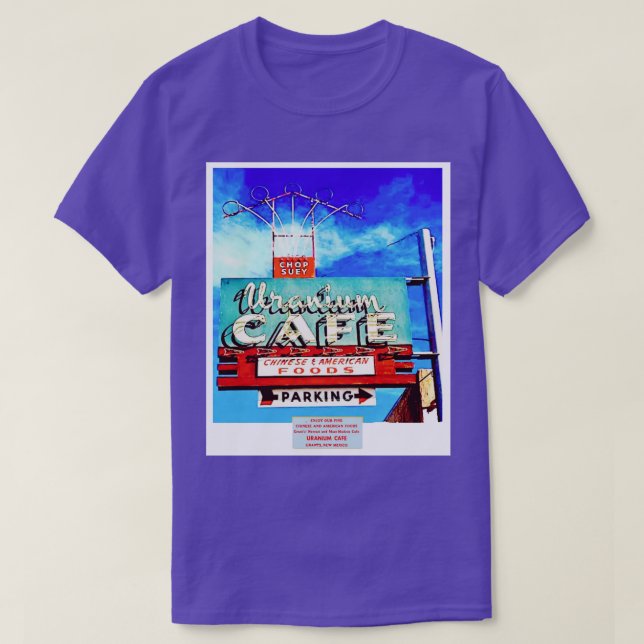 Kinesisk och amerikansk mat t shirt (Design framsida)
