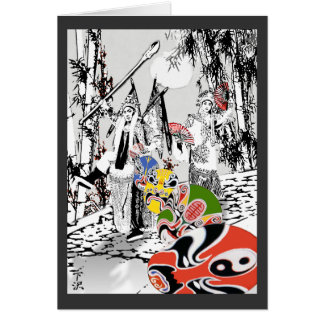 Kinesisk operaFINAL Hälsningskort