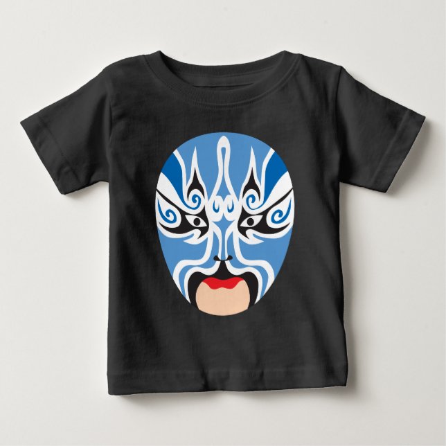 Kinesisk operamask från Mascarata™-samlingen T-shirt (Framsida)