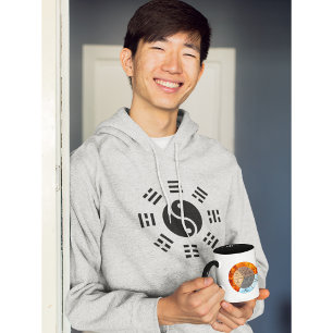 Kinesisk organklocka meridians acupuncture inslag Två-Tonad mugg