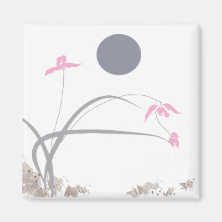 Kinesisk orkidé magnet