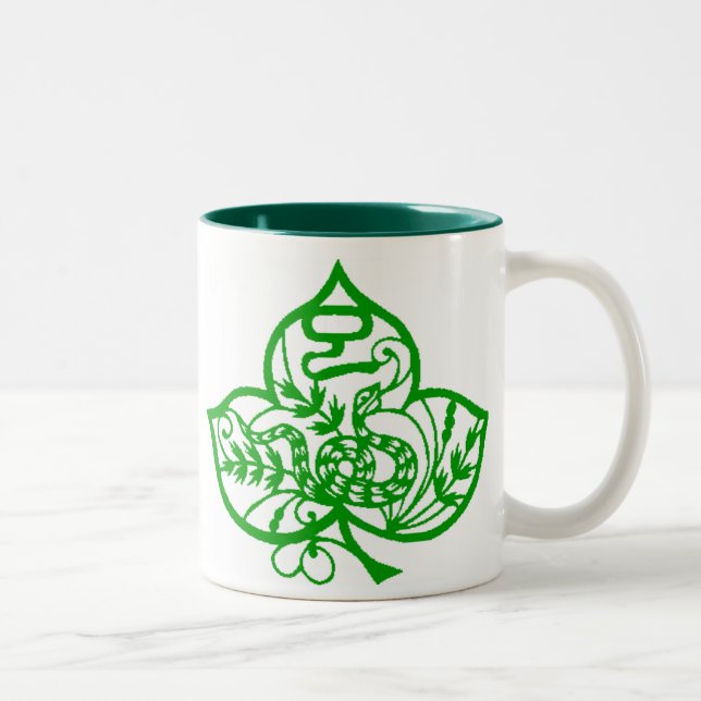 Kinesisk ormmugg Två-Tonad mugg (Höger)