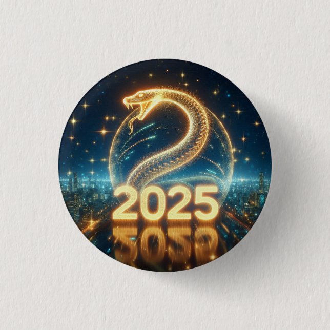 Kinesisk ormträdsår knapp (Framsida)