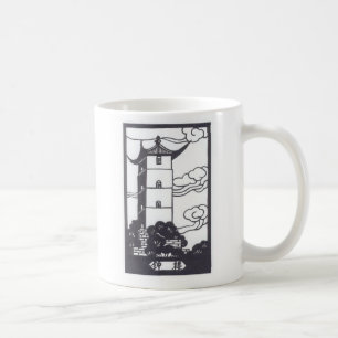 Kinesisk Pagoda Kaffemugg