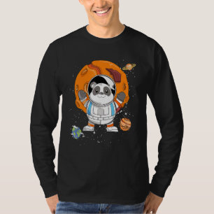 Kinesisk Panda Rymden Science Zoo Animal Cute T Shirt