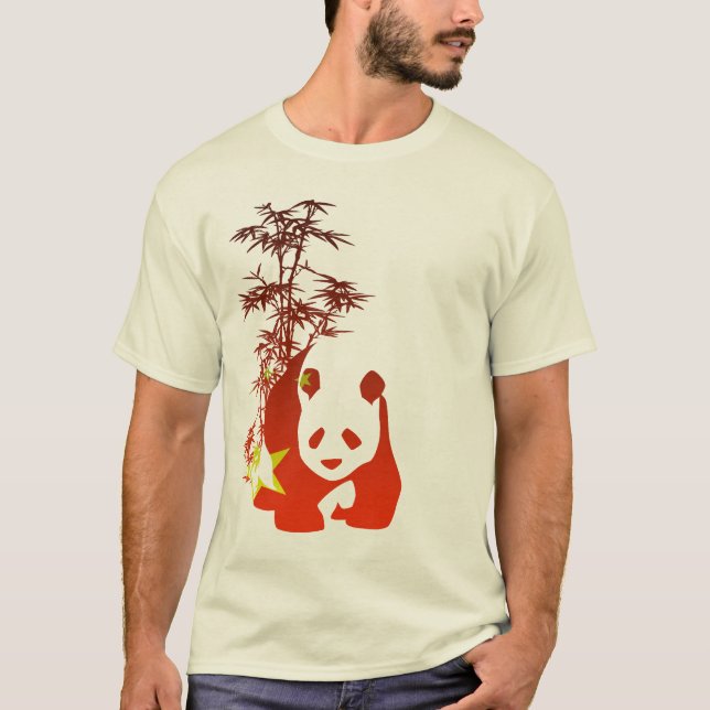 Kinesisk Panda T-shirt (Framsida)