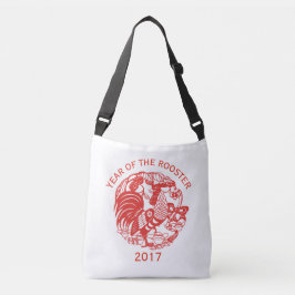 Kinesisk papperskorg Tupp År 2017, tote Bag Axelväska