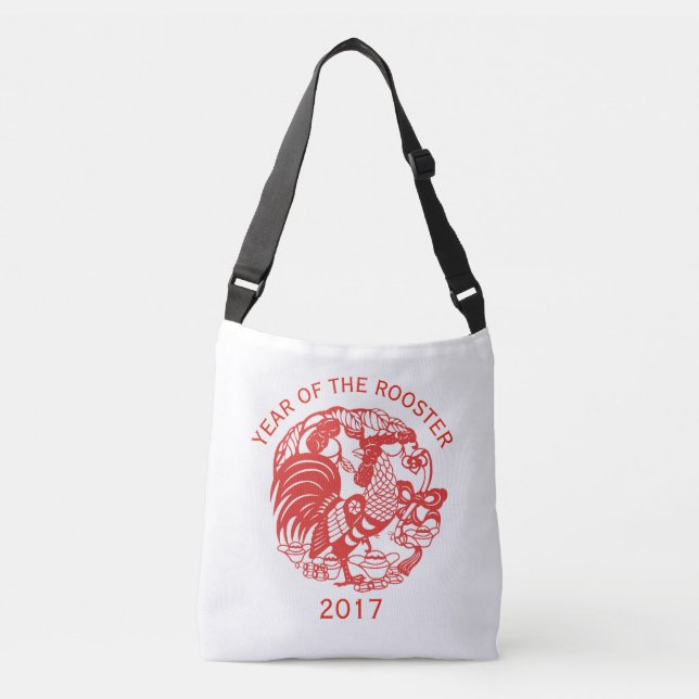 Kinesisk papperskorg Tupp År 2017, tote Bag Axelväska (Framsida)