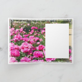 Kinesisk peony [hälsningskort] カ ー kort