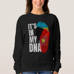 Kinesisk Plus Bahamansk Mix DNA Flagga Arv T Shirt