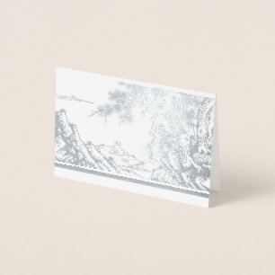 Kinesisk poetfilosof Foil Card Folierat Kort