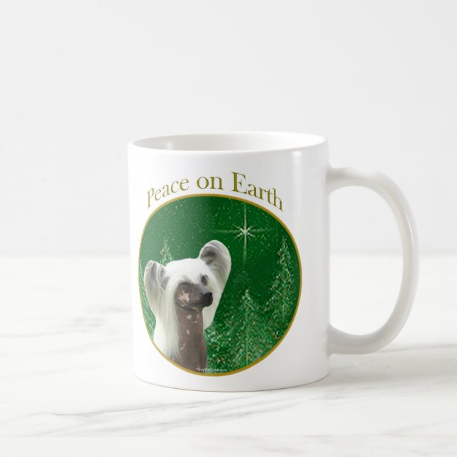 Kinesisk präglad fred kaffemugg (Höger)