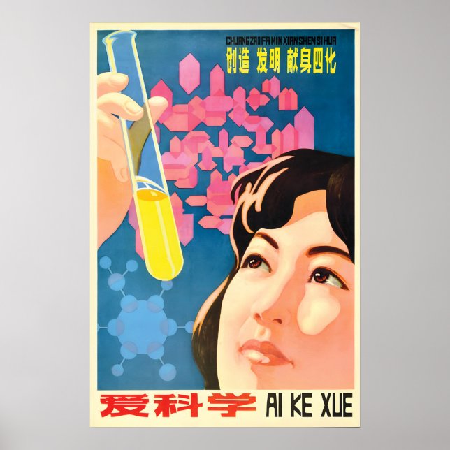 Kinesisk propagandaposterskapande, Uppfinning Poster (Framsidan)
