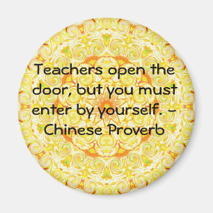 Kinesisk Proverb Magnet