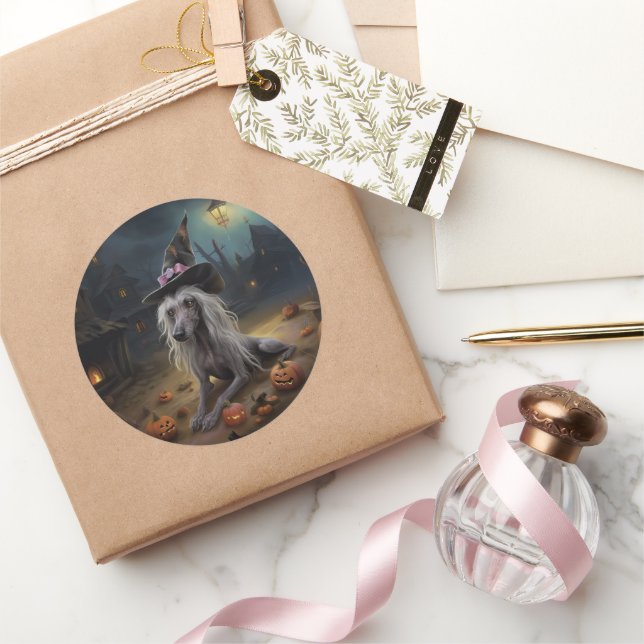 Kinesisk pumpkins Halloween Scary Runt Klistermärke (Gåvor)