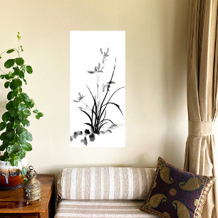 Kinesisk ris - bw canvastryck