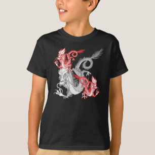 Kinesisk röd drake K Tee Shirt
