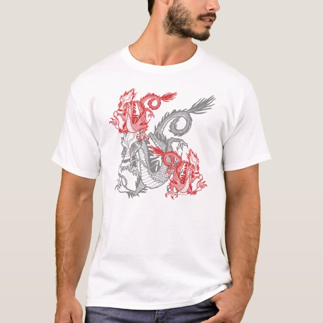 Kinesisk röd drake tee (Framsida)