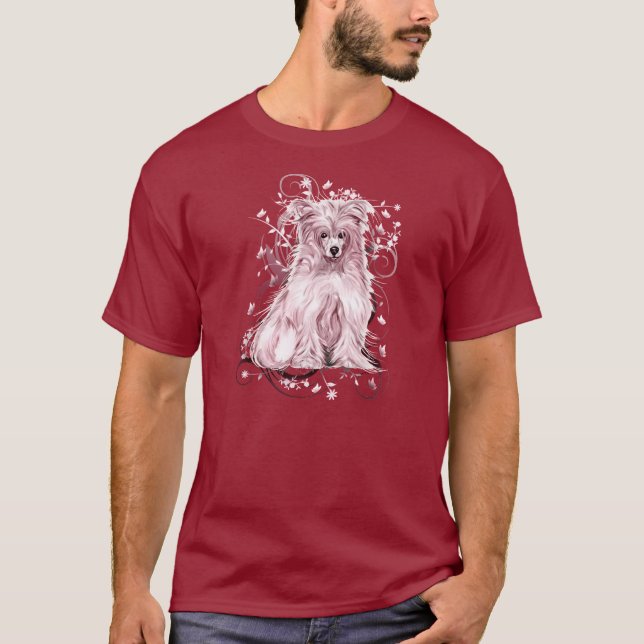 Kinesisk Rosa, ej övergiven Tee Shirt (Framsida)