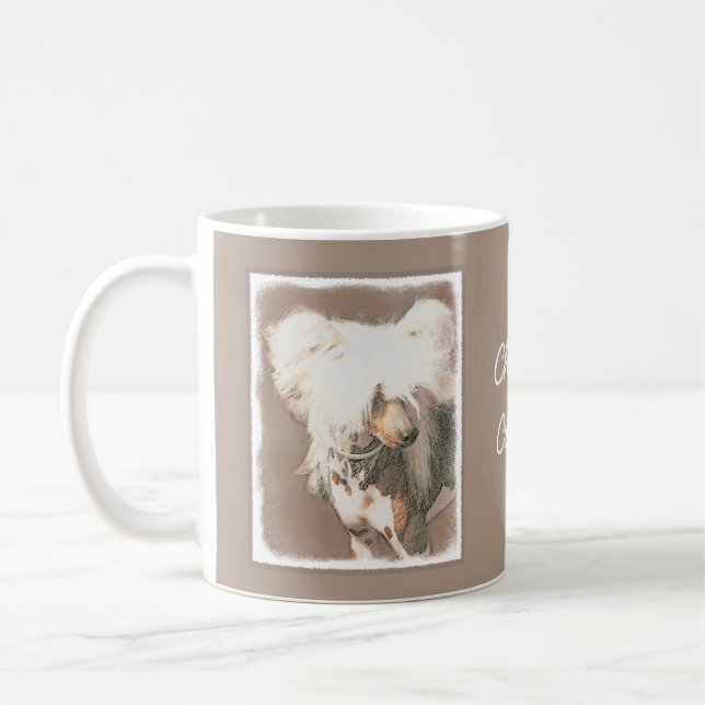 Kinesisk, rostfri målning Original Hund Art Kaffemugg (Vänster)