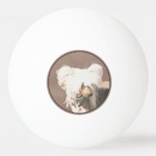 Kinesisk, rostfri målning Original Hund Art Pingisboll