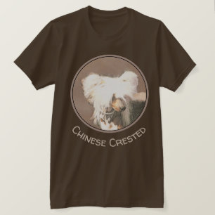 Kinesisk, rostfri målning Original Hund Art T Shirt