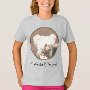 Kinesisk, rostfri målning Original Hund Art T Shirt