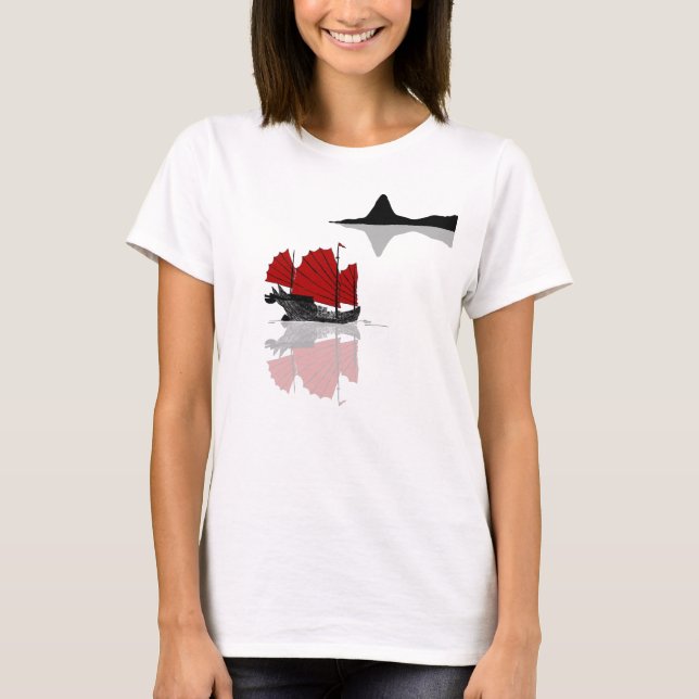 Kinesisk segmentFrakt T Shirt (Framsida)