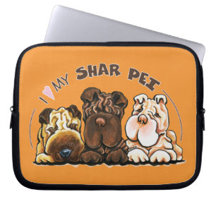 Kinesisk Shar Pei älskare Laptop Sleeve
