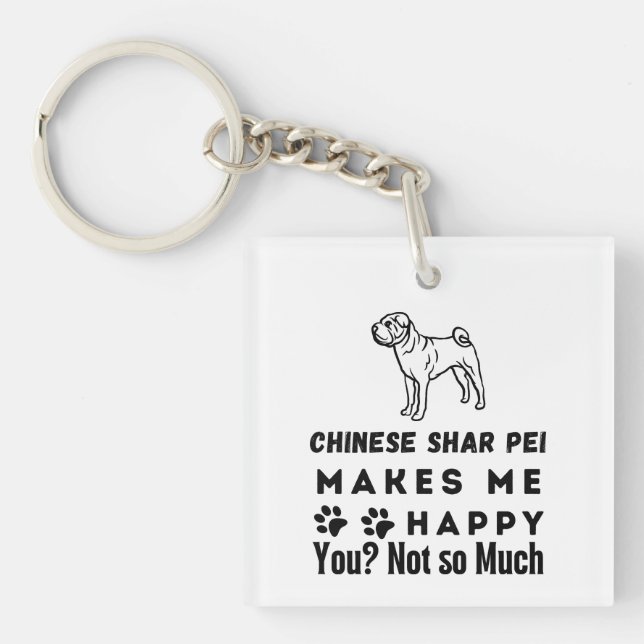 Kinesisk shar Pei gör mig till Lycklig, inte så my (Framsidan)