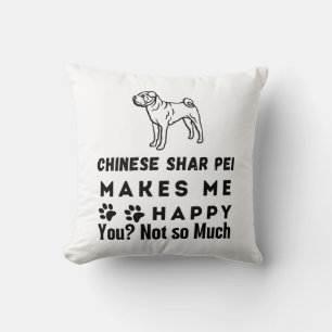 Kinesisk shar Pei gör mig till Lycklig, inte så my Kudde