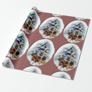 Kinesisk Shar-pei Triojul Presentpapper