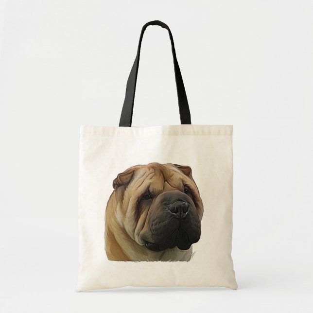 Kinesisk shar pei tygkasse (Framsidan)