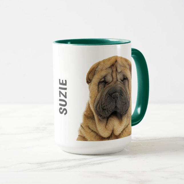 Kinesisk Sharpei Personlig mugg (Framsida höger)