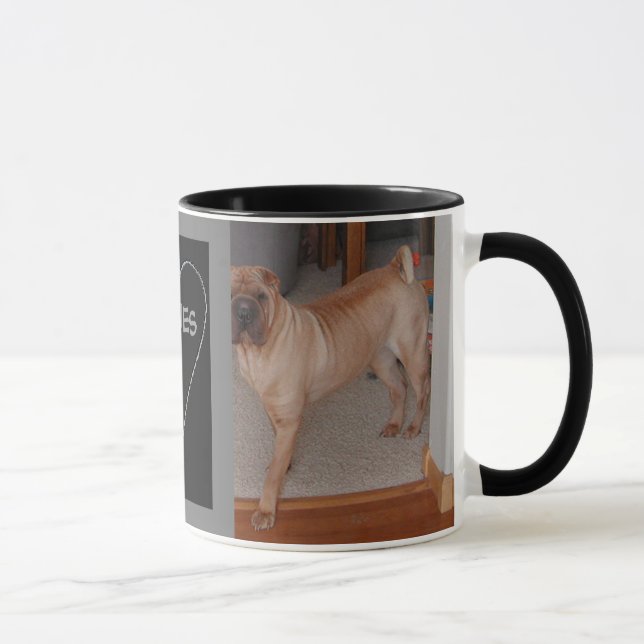 Kinesisk shashar pei Mugg (Höger)