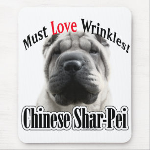 Kinesisk shashar-pei must Kärlek Wrinkles Musmatta