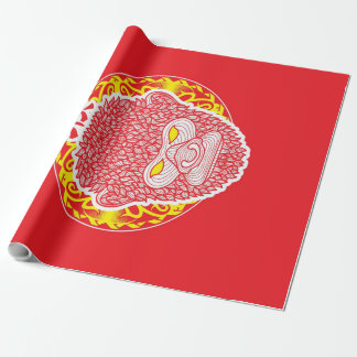 Kinesisk Shio Monkey Presentpapper