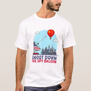 Kinesisk Spy Balloon T Shirt