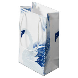 Kinesisk svan vingar mönster Gift Bag