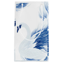 Kinesisk svan vingar mönster Gift Bag