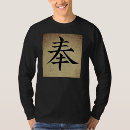 Kinesisk symbol - BELIEVE Image Manar Långärmad T Shirt