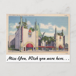 Kinesisk teater, Hollywood, Kalifornien Vykort