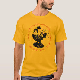 Kinesisk Tupp-årsjubileum Zodiac Birthday M T-shirt
