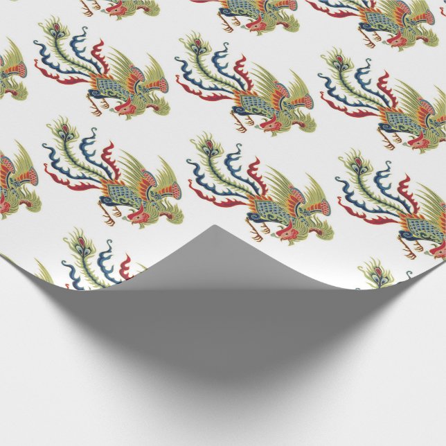 Kinesisk tupp presentpapper (Hörn)
