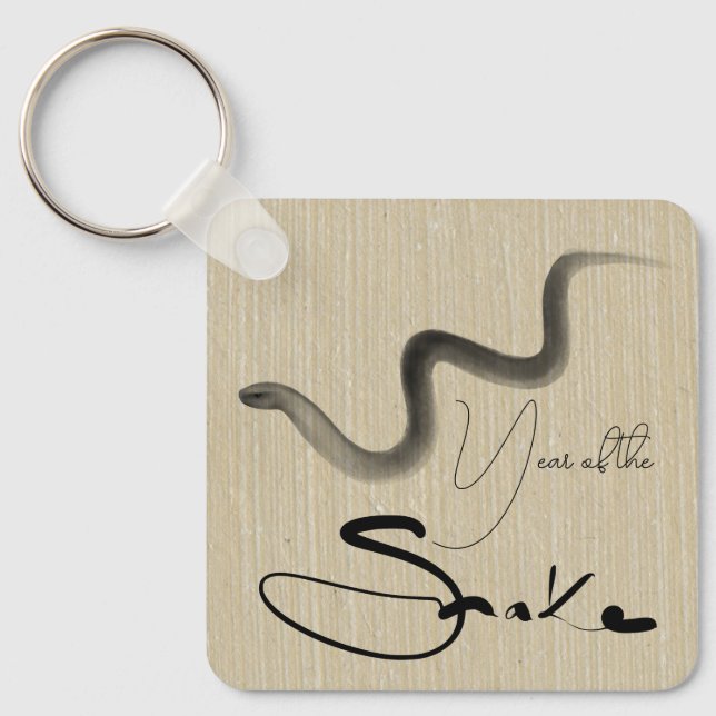 Kinesisk vietnamesisk ursprunglig orm År K Nyckelring (Framsida)