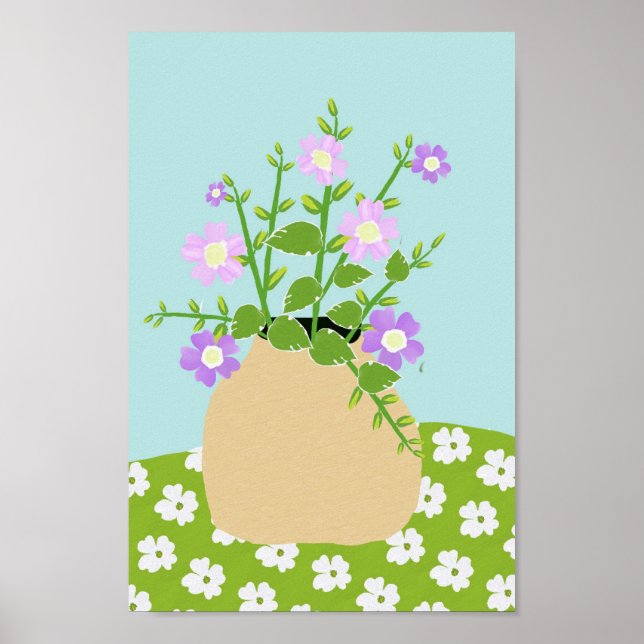 Kinesisk Violet Poster (Framsidan)