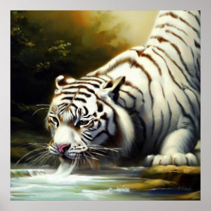 Kinesisk vit tiger (20) poster